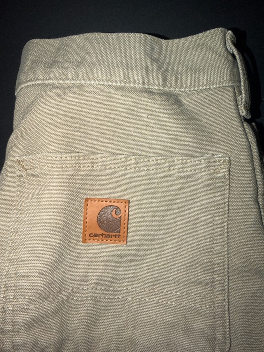 Carhartt Women’s Canvas Work Pants in Khaki - Picture 3 of 4